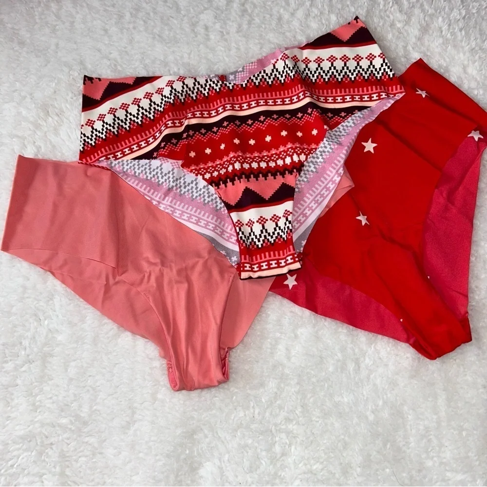 Aerie 3 Pack No Show Cheeky Panties Size Small NEW
